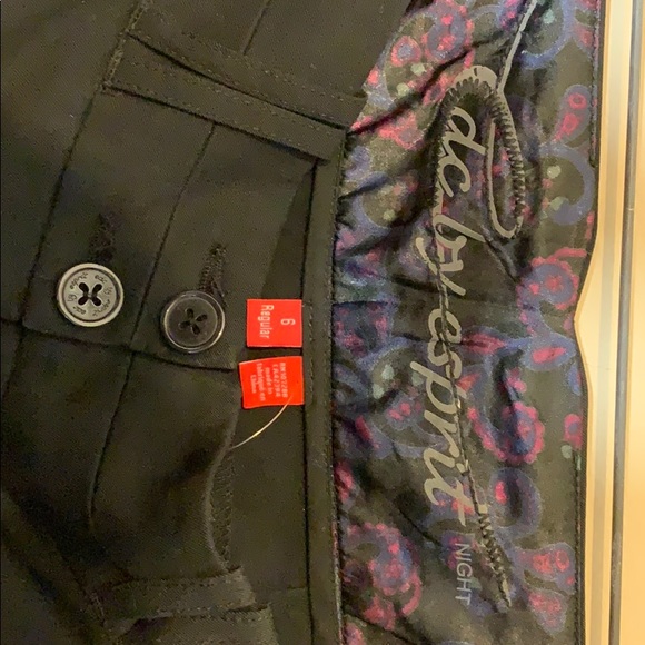 Esprit navy cuffed pants, 6R - Picture 4 of 6